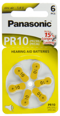 PANASONIC - PR10 Hörgerätebatterie