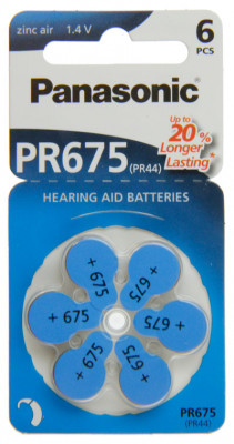 PANASONIC - PR675 Hörgerätebatterie
